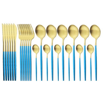 Matte Stainless Flatware Set — Linea NH-1554