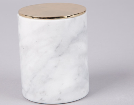 Marble Candle Holder with Lid — Quarry NH-939