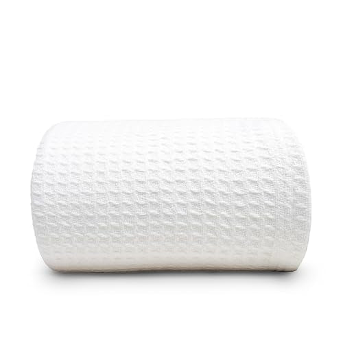 Waffle Cotton Throw, Bone — Fell NH-1603