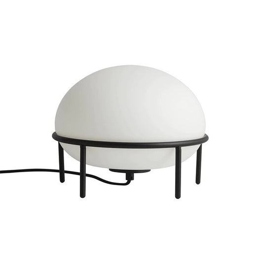 Glass Table Lamp Bedroom, Sculptural Glass Base — Meridian NH-044