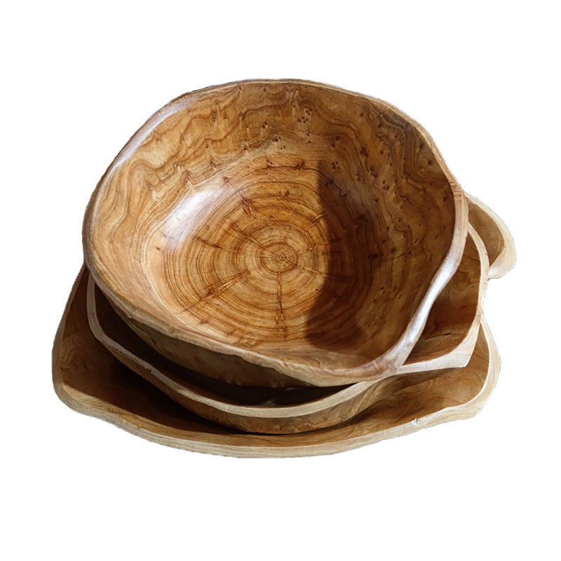 Solid Wood Fruit Platter for the Table, Irregular Shape — Alcova NH-637