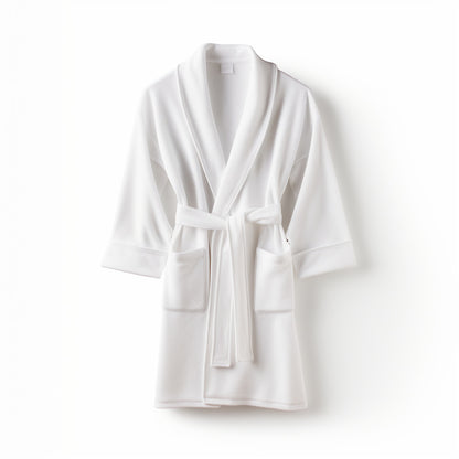 Plush Fleece Bathrobe, Thick Absorbent Shower Robe — Balnea NH-805