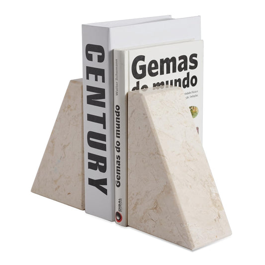 Turkish Marble Bookends, Pair — Marmo NH-1633