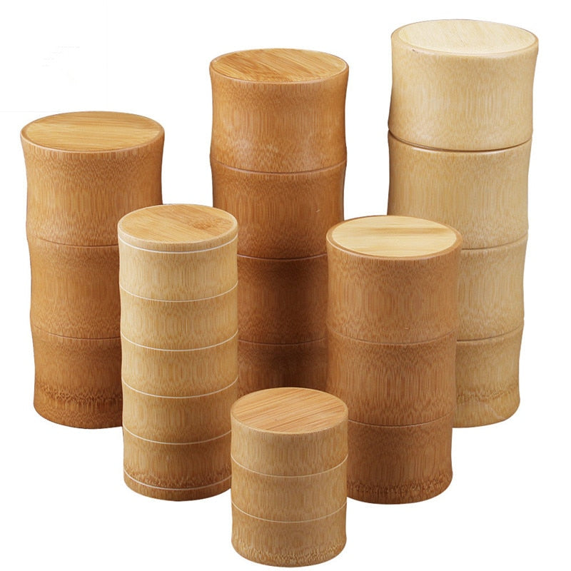 Bamboo Storage Canister, Three Sizes — Vessel NH-497