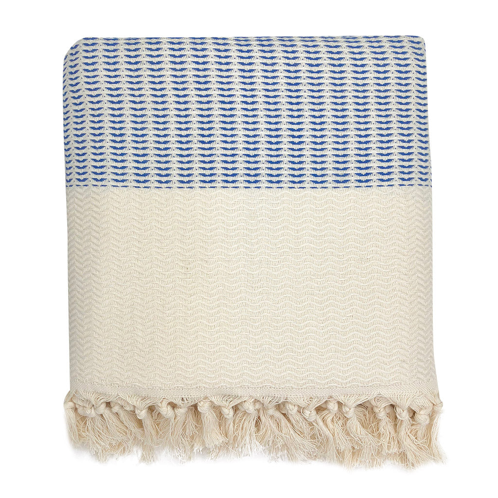 Turkish Cotton Wave Throw, Plush — Fell NH-1524