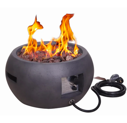Concrete-Finish Propane Fire Pit — Hearth NH-1476