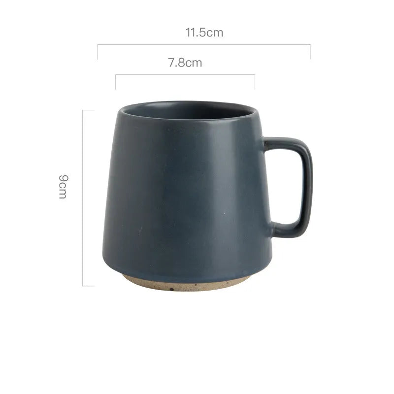 Stoneware Mug for Coffee and Tea, Textured Glaze — Marmo NH-611