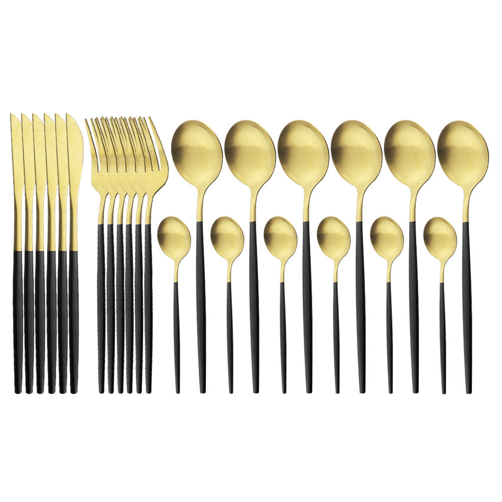 Matte Stainless Flatware Set — Linea NH-1554