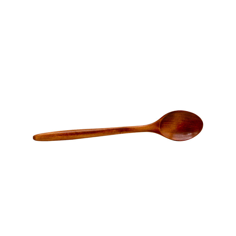 Teak Serving Spoon, Long Handle 23cm — Grove NH-983