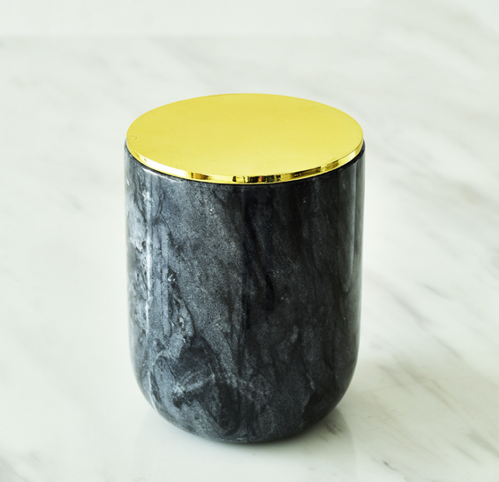 Marble Candle Holder with Lid — Quarry NH-939