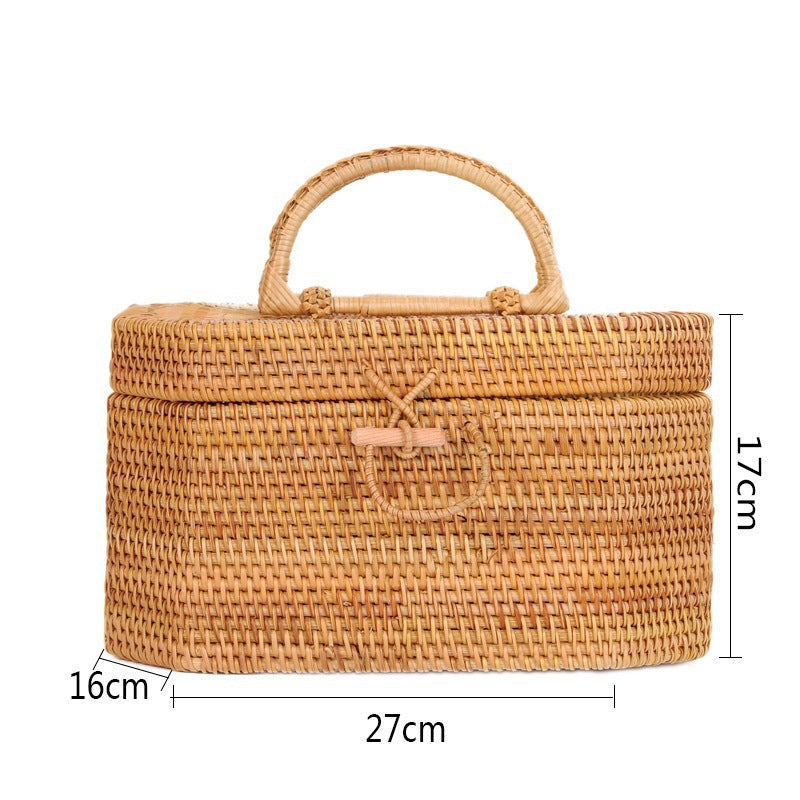 Woven Lidded Storage Box, Round and Octagonal — Harrow NH-1122