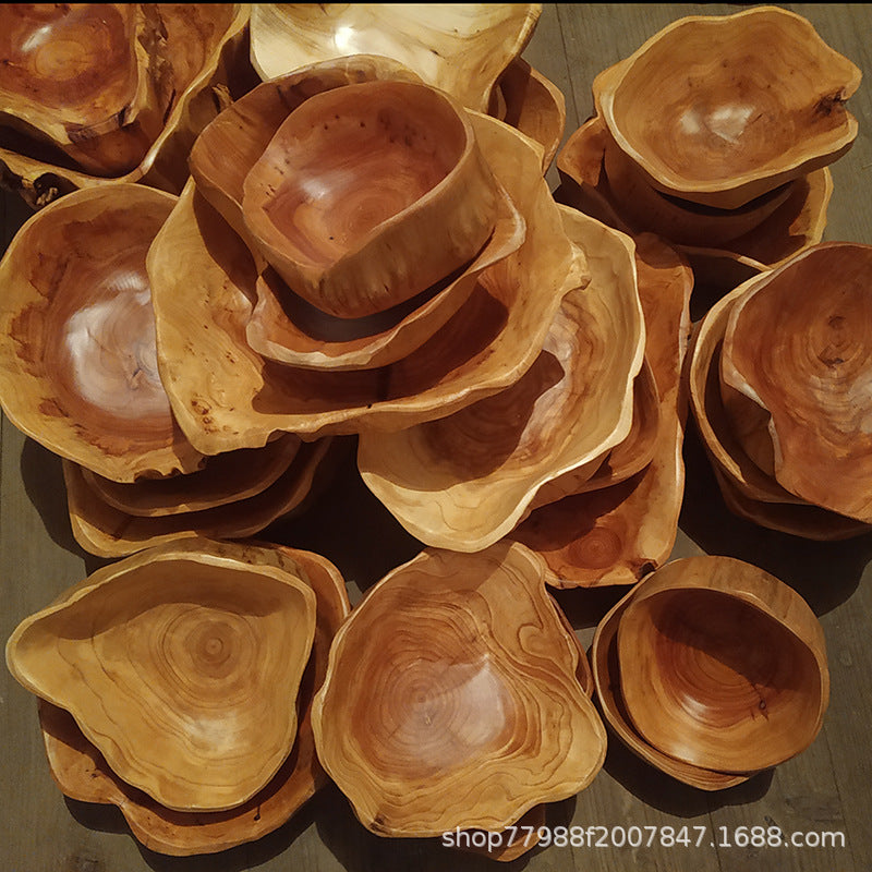Solid Wood Fruit Platter for the Table, Irregular Shape — Alcova NH-637