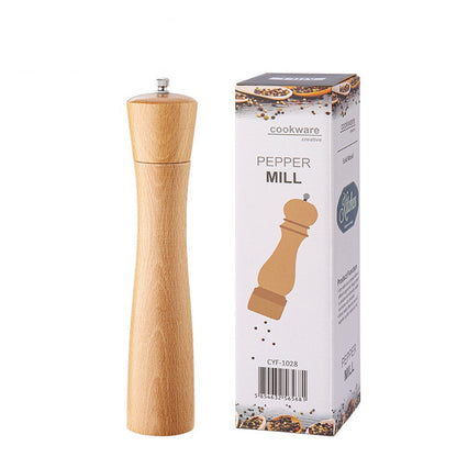 Wooden Pepper Grinder, Manual Beech Mill — Grove NH-459