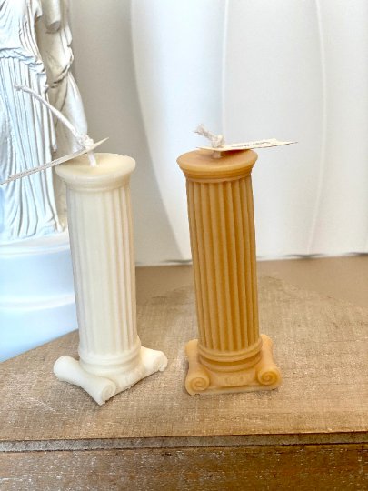 Roman Column Pillar Candle — Atrium NH-1446