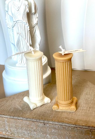 Roman Column Pillar Candle — Atrium NH-1446