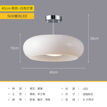 Brass Ceiling Light Hallway, Solid Brass Flush Mount — Meridian NH-042