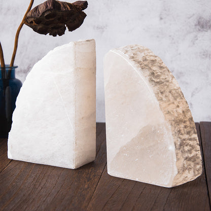Gypsum Stone Bookend, Natural Stone 10 x 5 x 15 cm — Atrium NH-676
