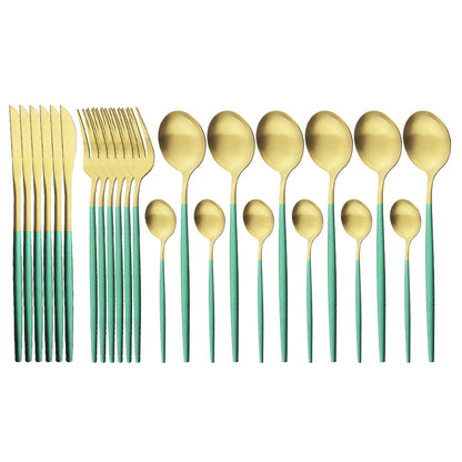 Matte Stainless Flatware Set — Linea NH-1554