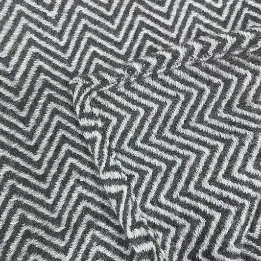 Pure Wool Throw Blanket, Woven Sofa and Bed Throw — Solstice NH-033