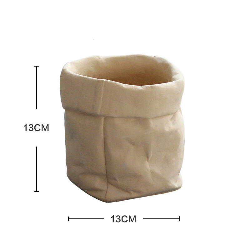 Cement Planter Fabric Bag Form, Khaki, Three Sizes — Atrium NH-379