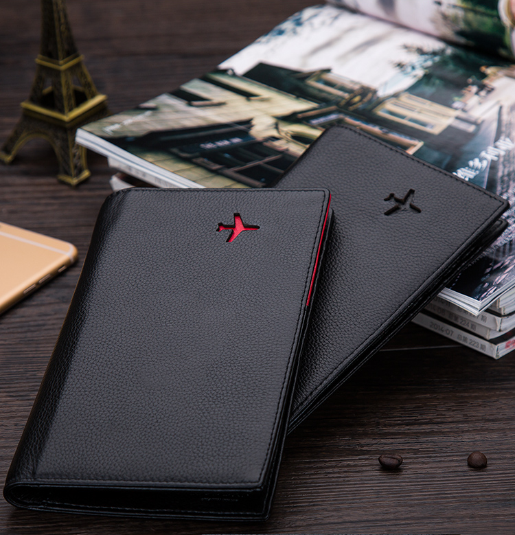Leather Passport and Document Case — Transit NH-1489