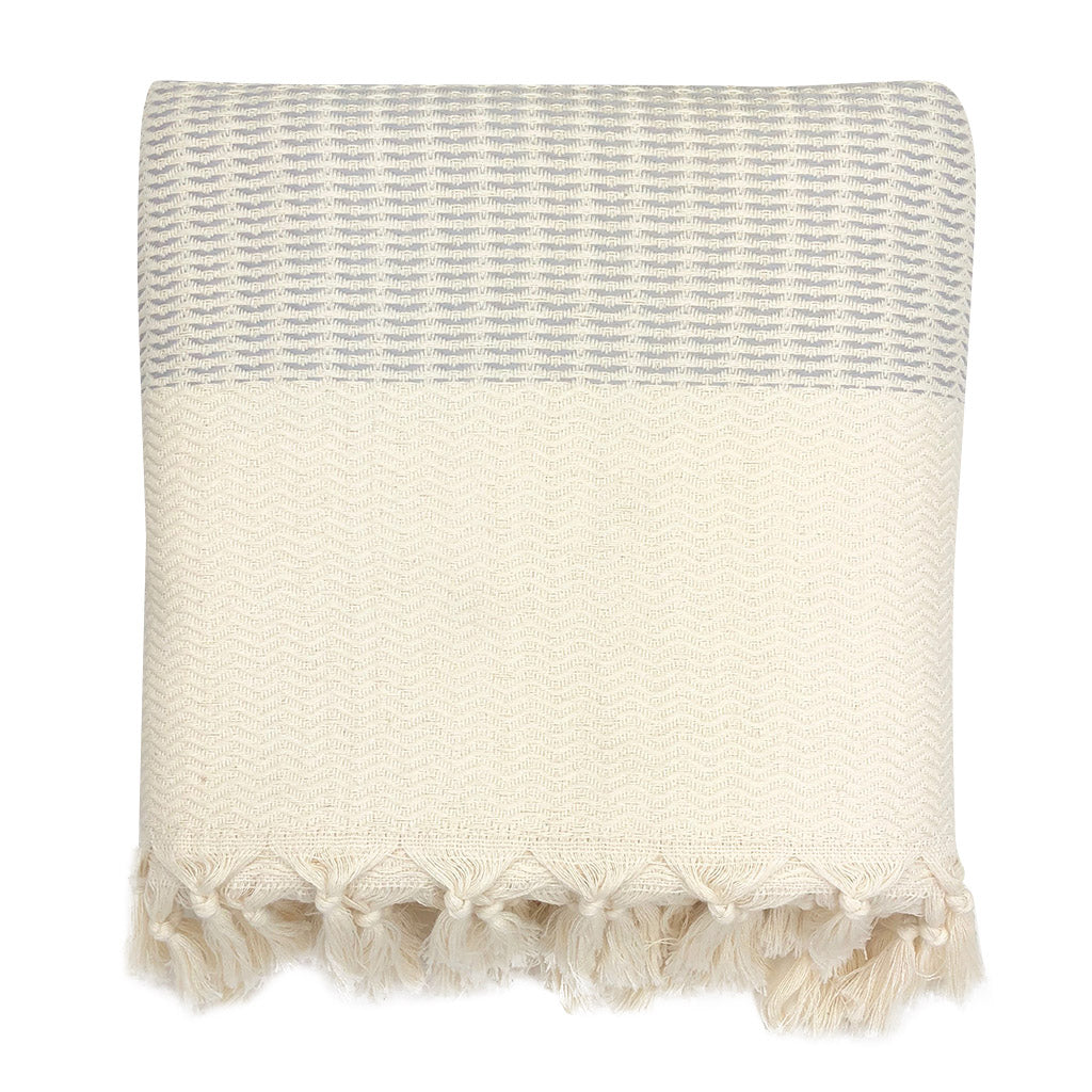 Turkish Cotton Wave Throw, Plush — Fell NH-1524