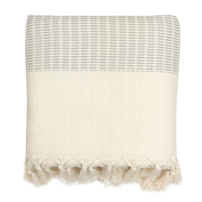Turkish Cotton Wave Throw, Plush — Fell NH-1524