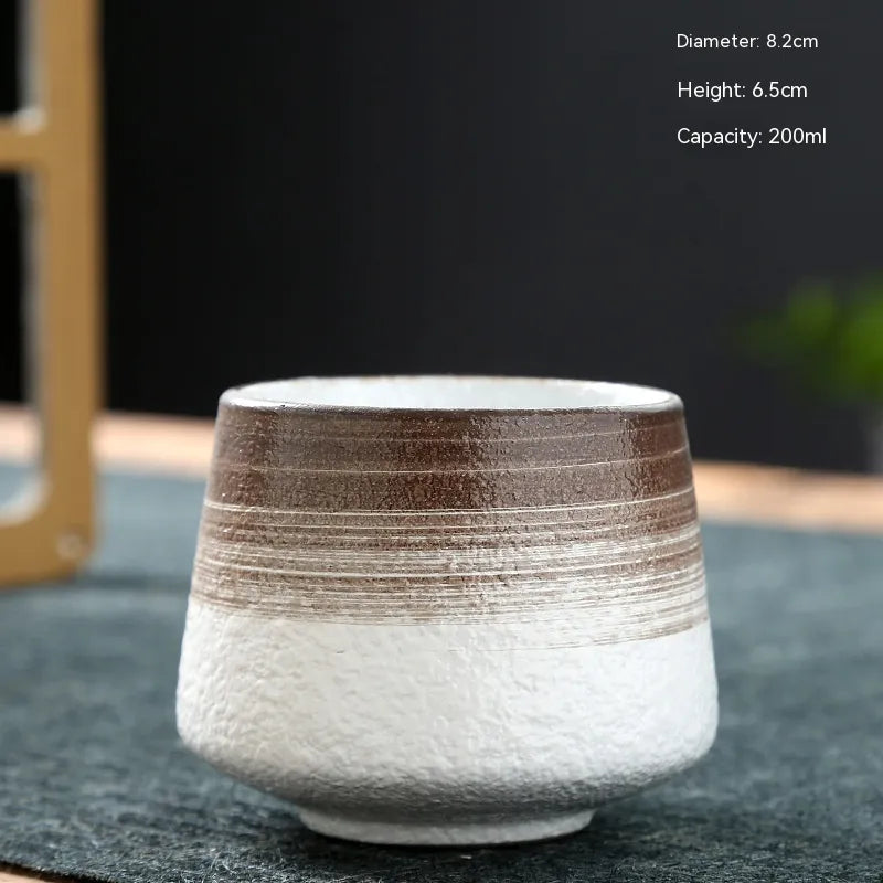 Stoneware Ceramic Cup, Microwave Safe — Marmo NH-601