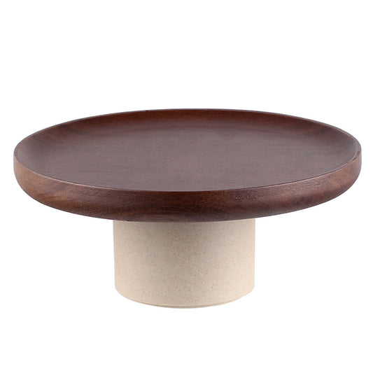 Wooden Footed Cake Stand — Grove NH-1570