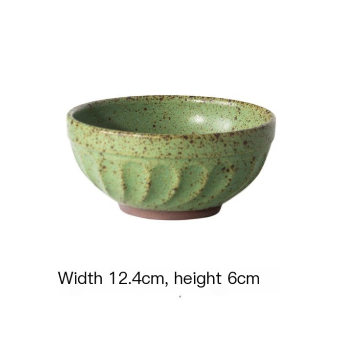 Handmade Stoneware Serving Bowl, 4.5-Inch — Marmo NH-606