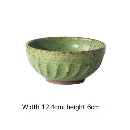 Handmade Stoneware Serving Bowl, 4.5-Inch — Marmo NH-606