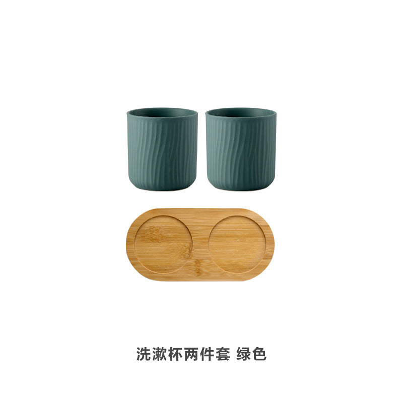 Ceramic Rinsing Cup Set, 500ml — Basin NH-481