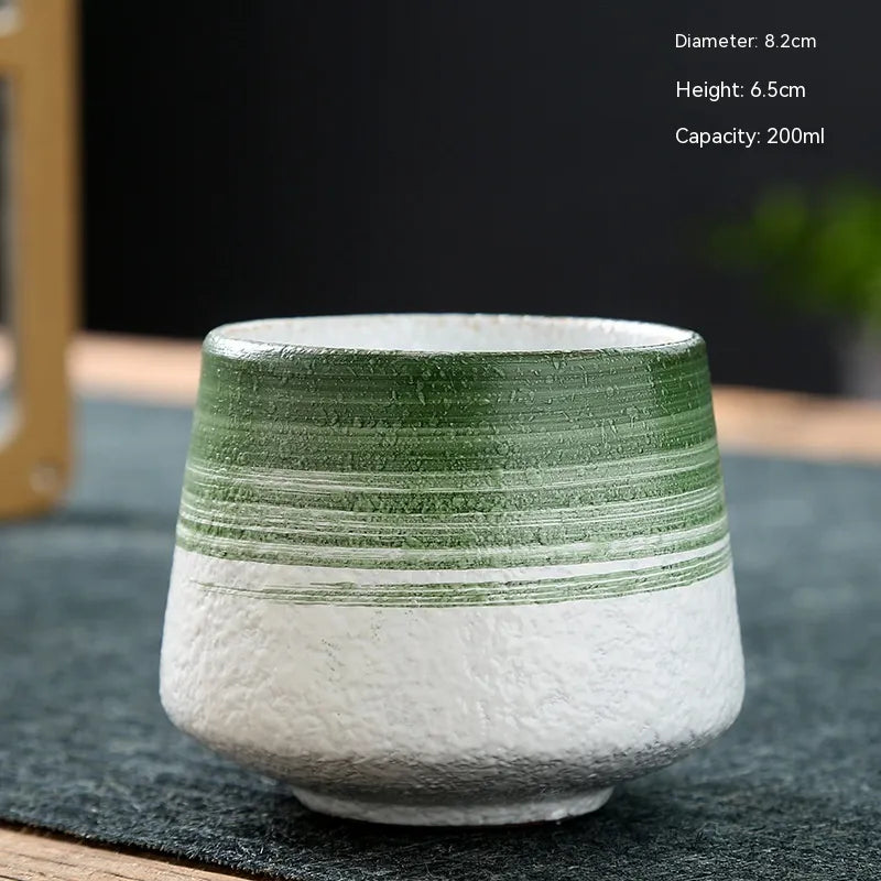 Stoneware Ceramic Cup, Microwave Safe — Marmo NH-601