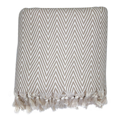 Turkish Cotton Chevron Throw — Fell NH-1516