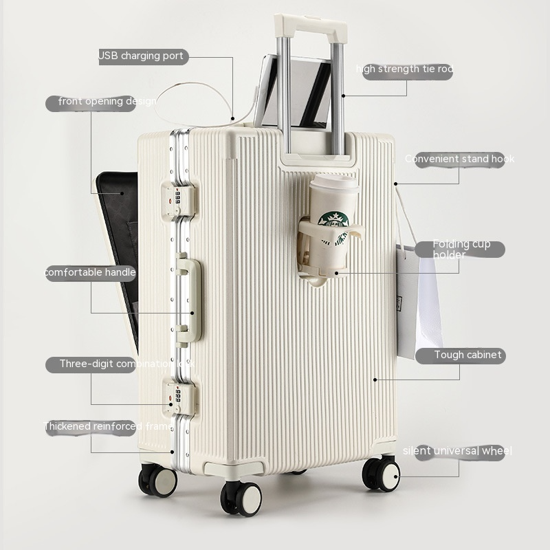 Aluminium Frame Trolley Case, Large — Transit NH-1469