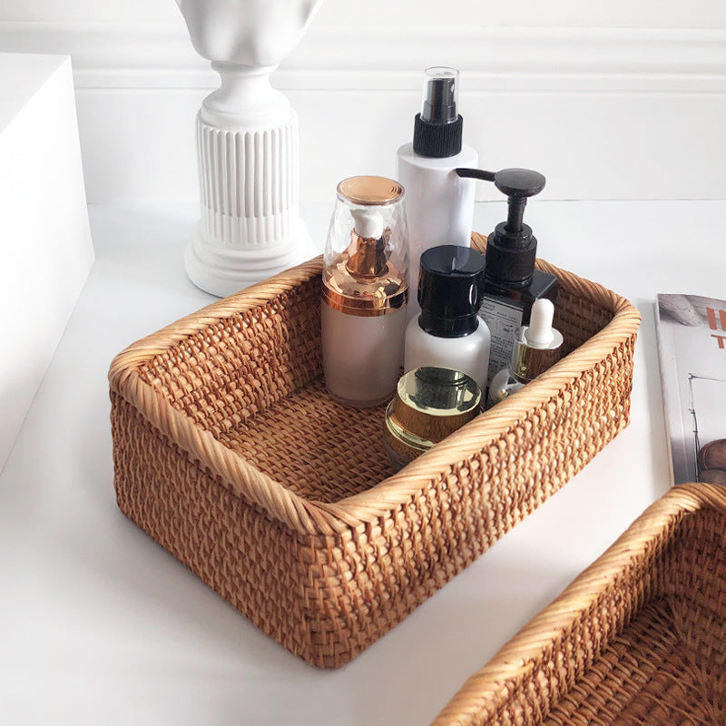 Handwoven Rattan Storage Basket — Weave NH-1518