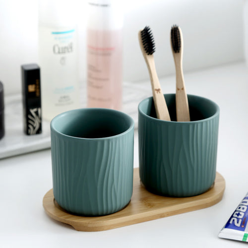 Ceramic Rinsing Cup Set, 500ml — Basin NH-481