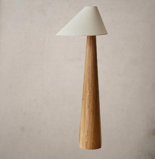 Wooden Floor Lamp Living Room, Solid Wood, Wabi-Sabi Form — Meridian NH-040