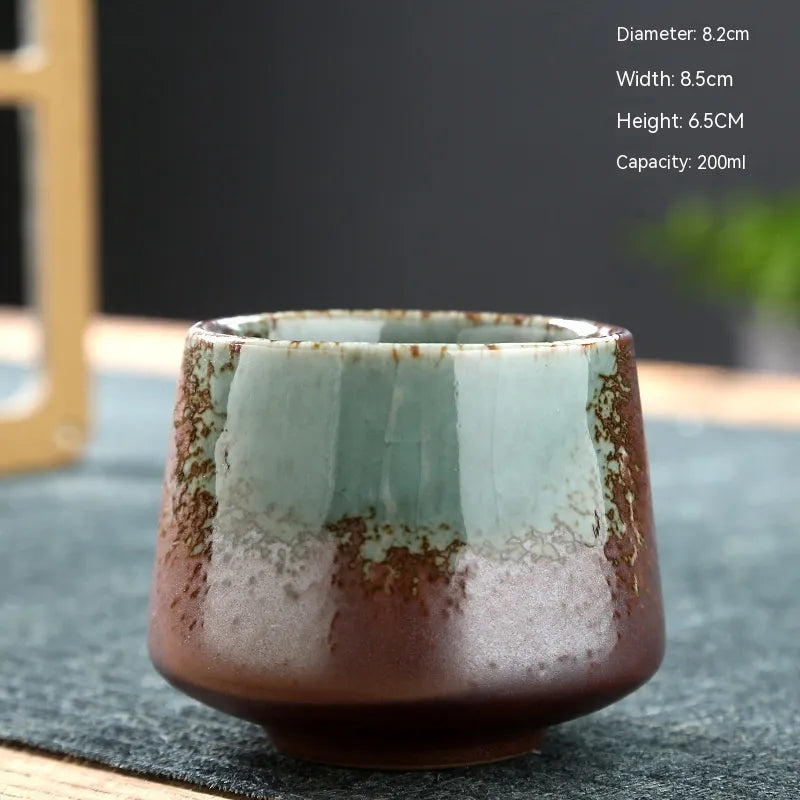 Stoneware Ceramic Cup, Microwave Safe — Marmo NH-601