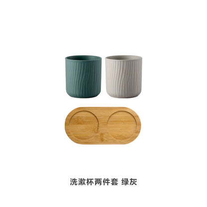 Ceramic Rinsing Cup Set, 500ml — Basin NH-481