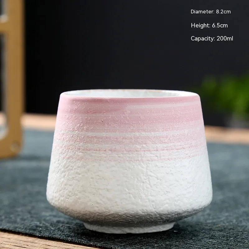 Stoneware Ceramic Cup, Microwave Safe — Marmo NH-601