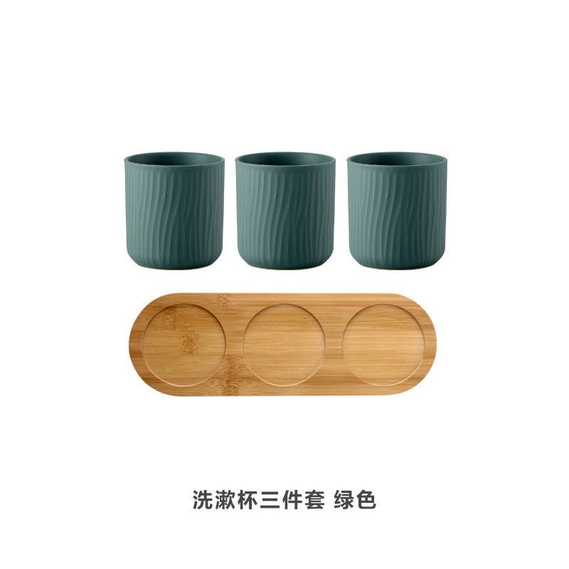 Ceramic Rinsing Cup Set, 500ml — Basin NH-481
