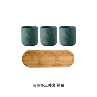Ceramic Rinsing Cup Set, 500ml — Basin NH-481