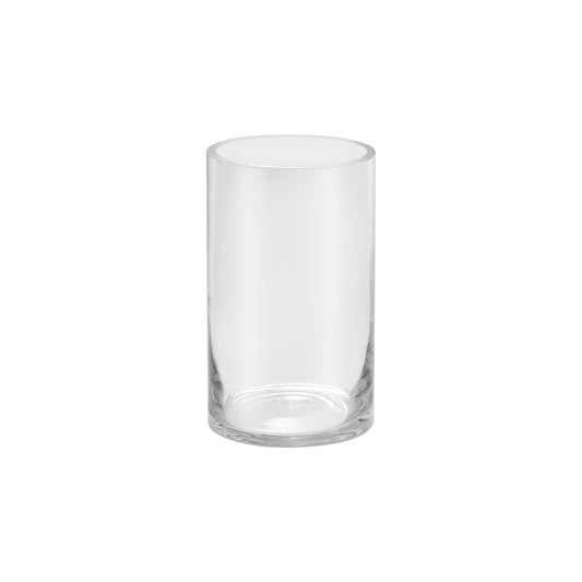 Hand-Blown Glass Cylinder Vase, 13 x 20cm — Verre NH-1410