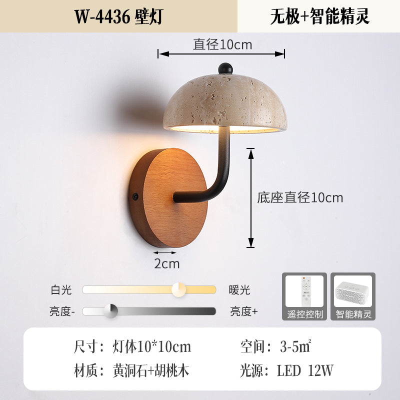 Stone Wall Light Bedroom, Yellow Cave Stone — Meridian NH-700