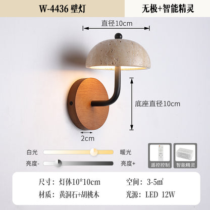 Stone Wall Light Bedroom, Yellow Cave Stone — Meridian NH-700