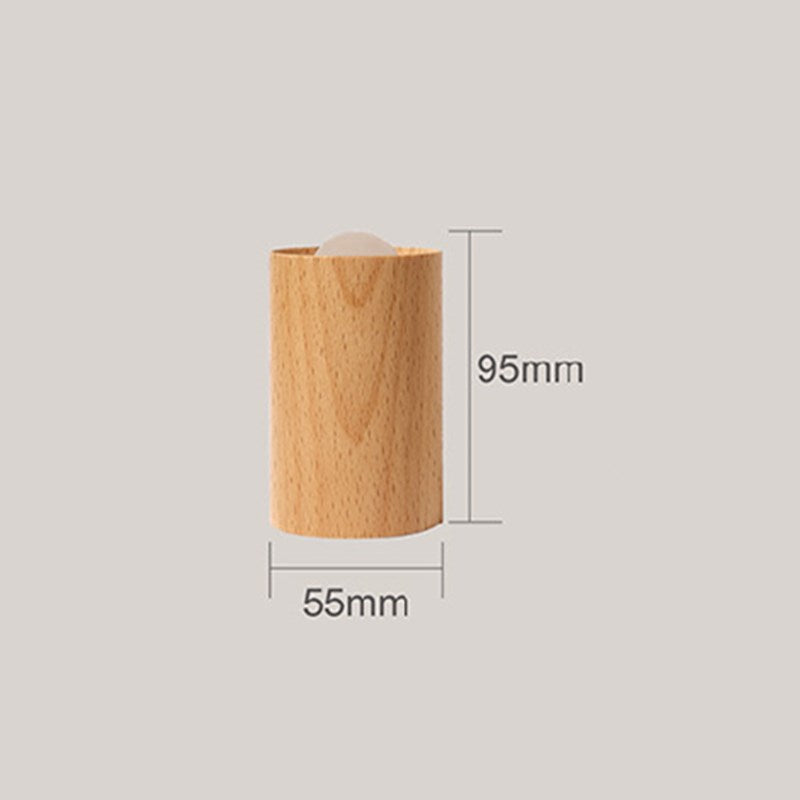 Wooden Candle Light, USB Rechargeable — Ember NH-494