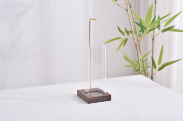 Square Wood Incense Holder, With or Without Cup — Atrium NH-670