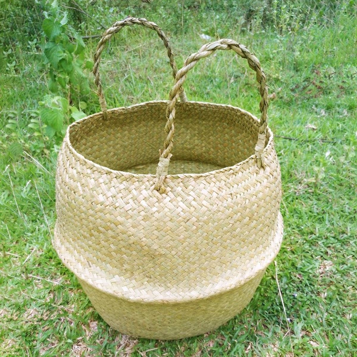 Foldable Seagrass Storage Basket — Sedge NH-924