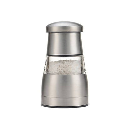 Salt and Pepper Grinder Mill, Stainless Steel and Glass — Marrow NH-1117